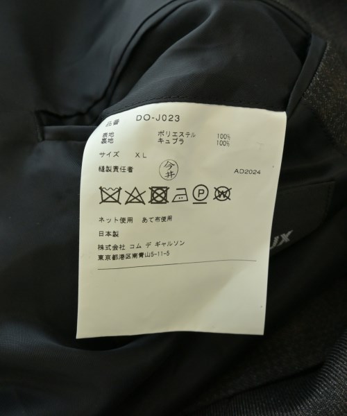 COMME des GARCONS HOMME DEUX（コムデギャルソンオムドゥ）カジュアルジャケット 黒 サイズ:XL メンズ/2200599594098