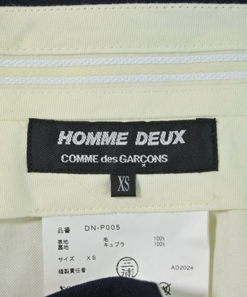 COMME des GARCONS HOMME DEUX（コムデギャルソンオムドゥ）スラックス 紺 サイズ:XS メンズ/2200599594111