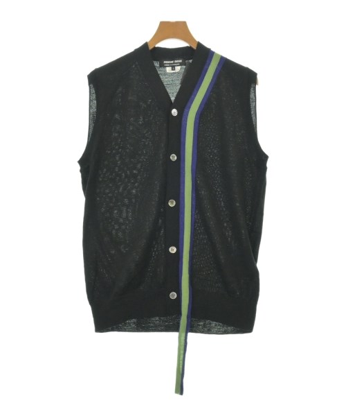 COMME des GARCONS HOMME DEUX（コムデギャルソンオムドゥ）ベスト 黒 サイズ:L メンズ/2200600936176