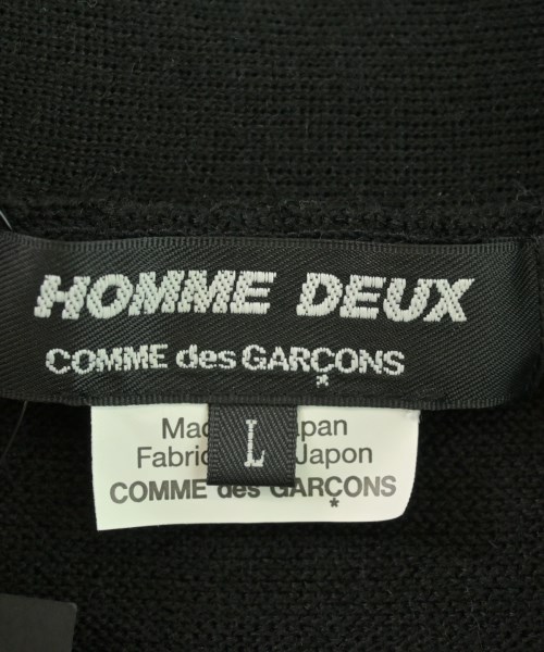 COMME des GARCONS HOMME DEUX（コムデギャルソンオムドゥ）ベスト 黒 サイズ:L メンズ/2200600936176