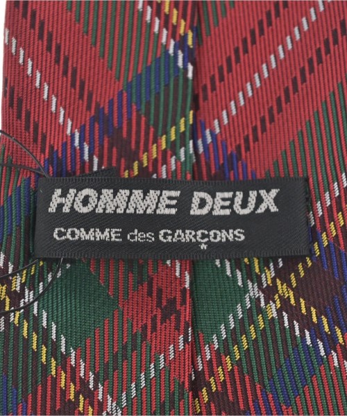 COMME des GARCONS HOMME DEUX（コムデギャルソンオムドゥ）ネクタイ 赤 サイズ:- メンズ/2200600948094