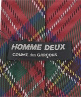 COMME des GARCONS HOMME DEUX（コムデギャルソンオムドゥ）ネクタイ 赤 サイズ:- メンズ/2200600948094