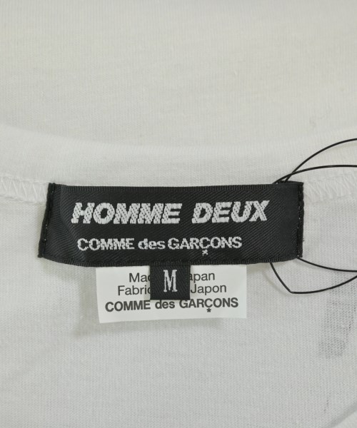 COMME des GARCONS HOMME DEUX（コムデギャルソンオムドゥ）Tシャツ・カットソー 白 サイズ:M メンズ/2200600951162