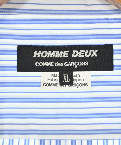 COMME des GARCONS HOMME DEUX（コムデギャルソンオムドゥ）カジュアルシャツ 青 サイズ:XL メンズ/2200601038206