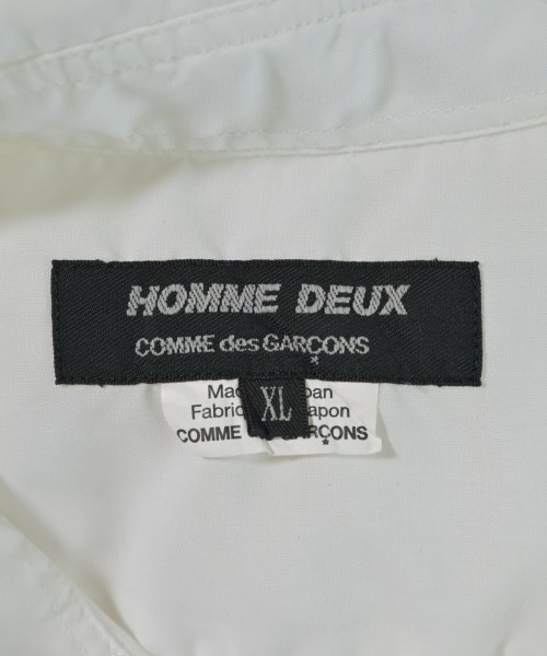 COMME des GARCONS HOMME DEUX（コムデギャルソンオムドゥ）カジュアルシャツ 白 サイズ:XL メンズ/2200601038367