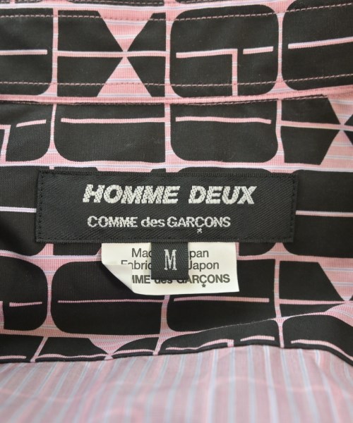 COMME des GARCONS HOMME DEUX（コムデギャルソンオムドゥ）カジュアルシャツ 黒 サイズ:M メンズ/2200601107155
