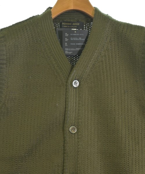 COMME des GARCONS HOMME DEUX（コムデギャルソンオムドゥ）ベスト カーキ サイズ:L メンズ/2200601107230