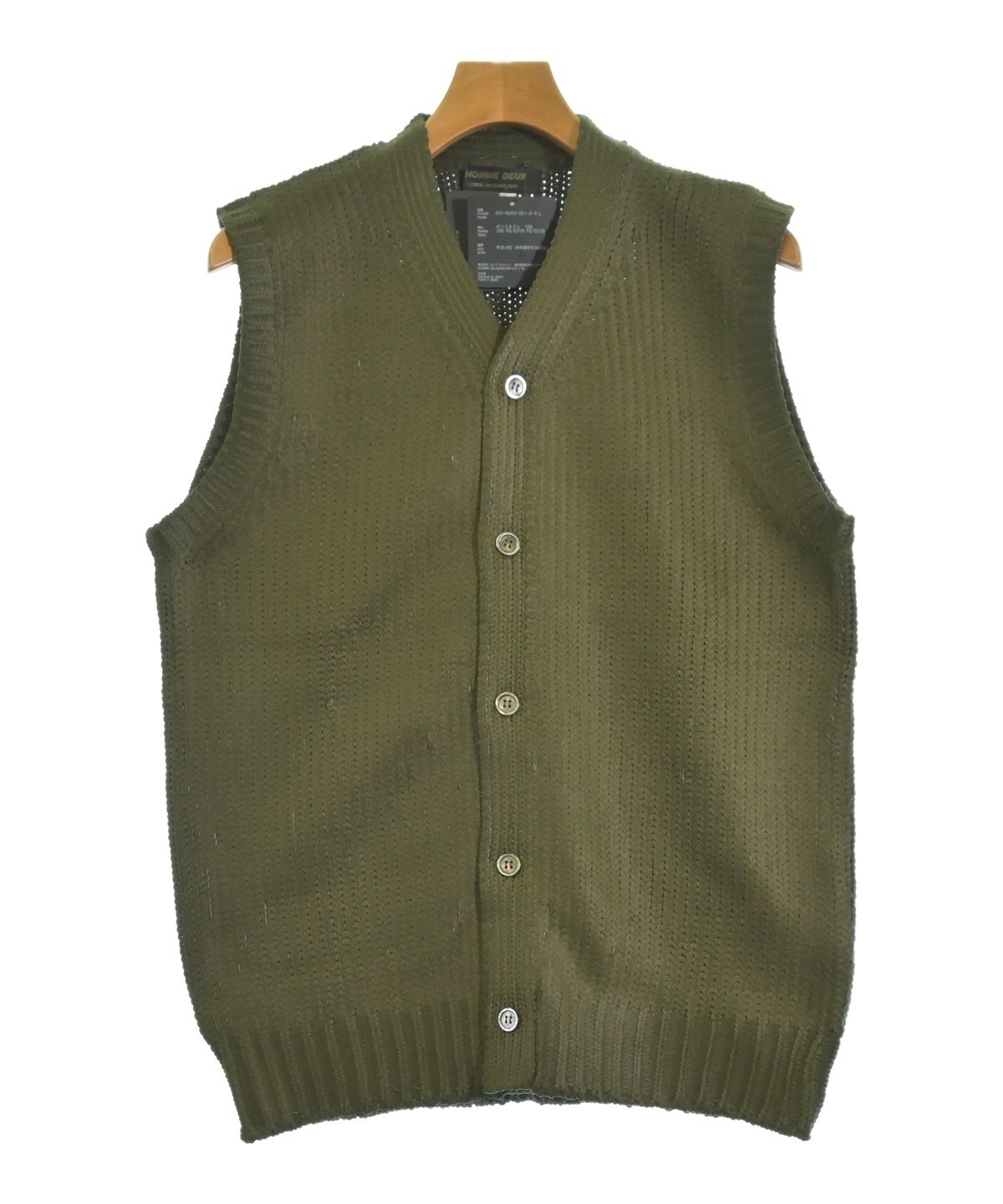 トライアンフマーチ コムデギャルソンオムドゥ 配色切替 ニットベスト M COMME des GARCONS HOMME DEUX（コムデギャルソンオムドゥ）ベスト
