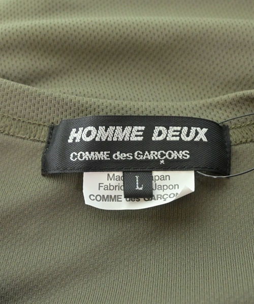 COMME des GARCONS HOMME DEUX（コムデギャルソンオムドゥ）Tシャツ・カットソー カーキ サイズ:L メンズ/2200601138241