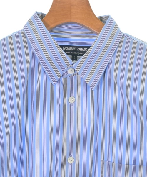 COMME des GARCONS HOMME DEUX（コムデギャルソンオムドゥ）カジュアルシャツ 青 サイズ:L メンズ/2200601138296