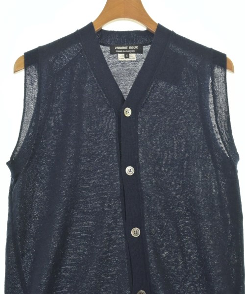 COMME des GARCONS HOMME DEUX（コムデギャルソンオムドゥ）ベスト 紺 サイズ:M メンズ/2200602399047