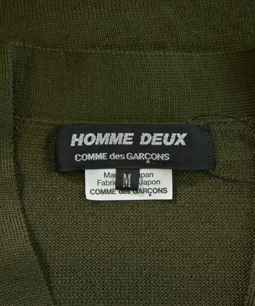 COMME des GARCONS HOMME DEUX（コムデギャルソンオムドゥ）カーディガン カーキ サイズ:M メンズ/2200602399061