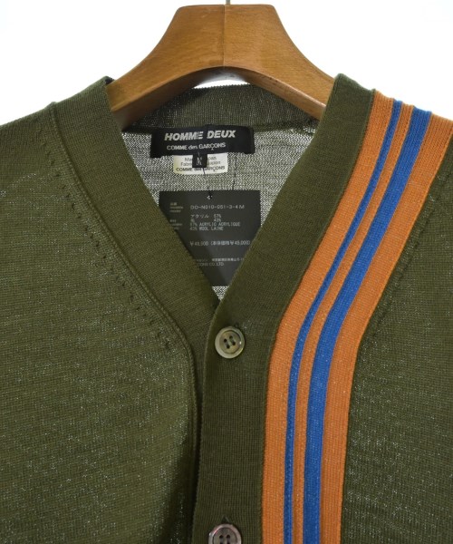 COMME des GARCONS HOMME DEUX（コムデギャルソンオムドゥ）カーディガン カーキ サイズ:M メンズ/2200602399061