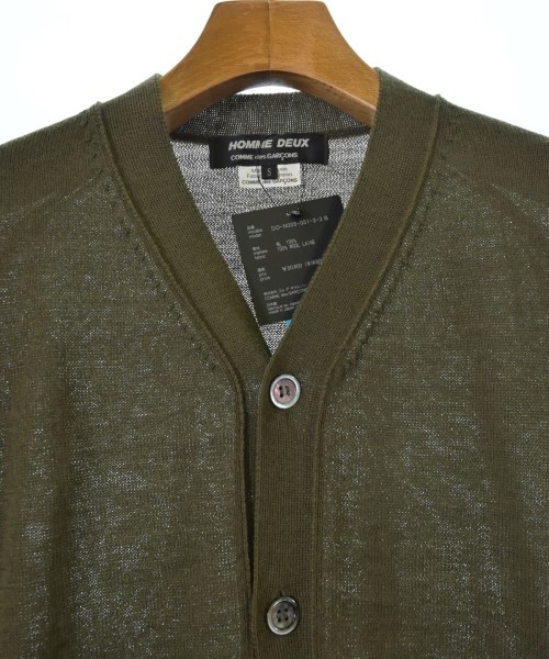 COMME des GARCONS HOMME DEUX（コムデギャルソンオムドゥ）カーディガン カーキ サイズ:S メンズ/2200601547036