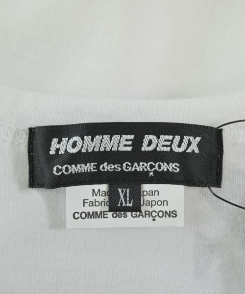 COMME des GARCONS HOMME DEUX（コムデギャルソンオムドゥ）Tシャツ・カットソー 白 サイズ:XL メンズ/2200602185091