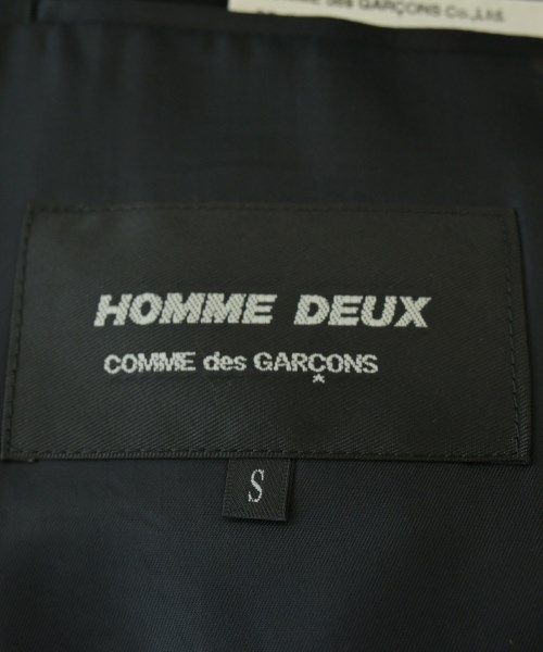 COMME des GARCONS HOMME DEUX（コムデギャルソンオムドゥ）カジュアルジャケット 黒 サイズ:S メンズ/2200603121012