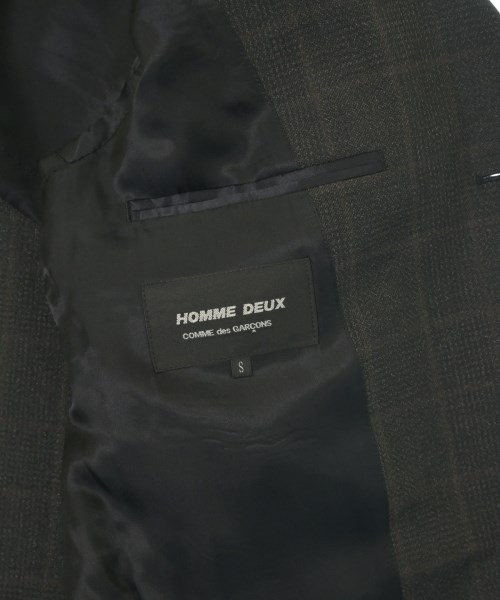 COMME des GARCONS HOMME DEUX（コムデギャルソンオムドゥ）カジュアルジャケット 黒 サイズ:S メンズ/2200603121012