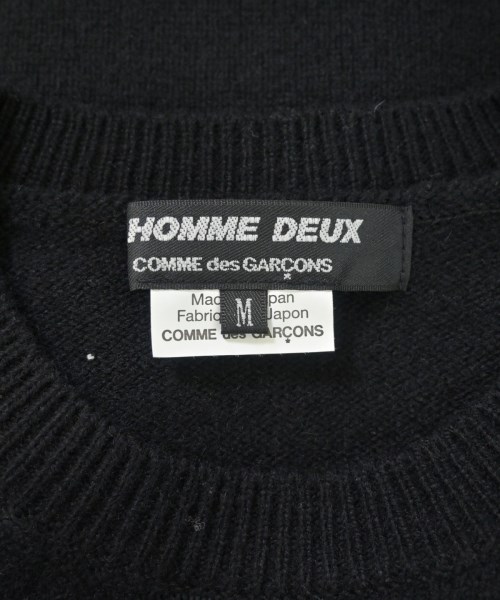 COMME des GARCONS HOMME DEUX（コムデギャルソンオムドゥ）ニット・セーター 黒 サイズ:M メンズ/2200603221095