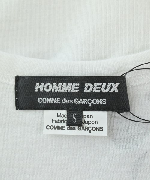COMME des GARCONS HOMME DEUX（コムデギャルソンオムドゥ）Tシャツ・カットソー 白 サイズ:S メンズ/2200605599079