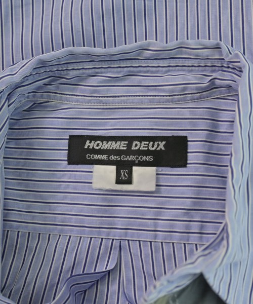 COMME des GARCONS HOMME DEUX（コムデギャルソンオムドゥ）カジュアルシャツ 青 サイズ:XS メンズ/2200607589115