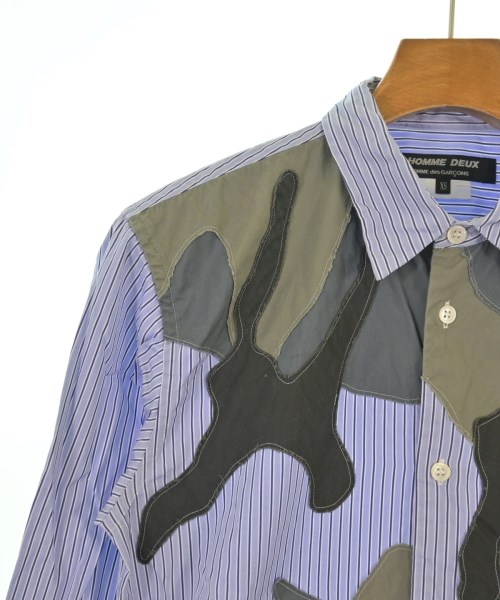 COMME des GARCONS HOMME DEUX（コムデギャルソンオムドゥ）カジュアルシャツ 青 サイズ:XS メンズ/2200607589115