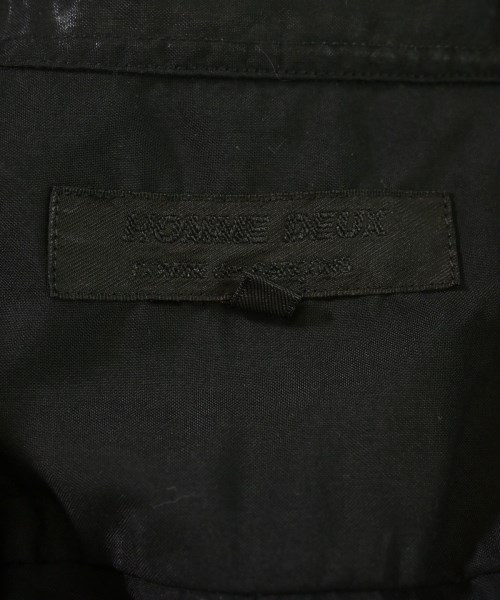 COMME des GARCONS HOMME DEUX（コムデギャルソンオムドゥ）カジュアルシャツ 黒 サイズ:M メンズ/2200603396038