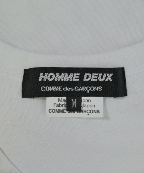 COMME des GARCONS HOMME DEUX（コムデギャルソンオムドゥ）Tシャツ・カットソー 白 サイズ:M メンズ/2200561702087