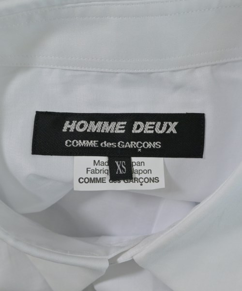 COMME des GARCONS HOMME DEUX（コムデギャルソンオムドゥ）カジュアルシャツ 白 サイズ:XS メンズ/2200569997010