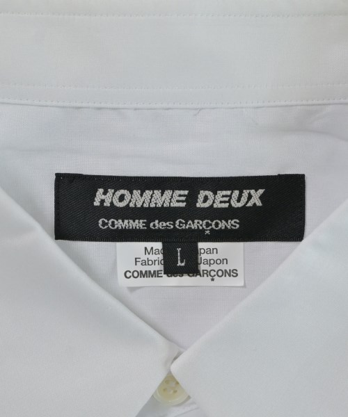 COMME des GARCONS HOMME DEUX（コムデギャルソンオムドゥ）カジュアルシャツ 白 サイズ:L メンズ/2200569997027