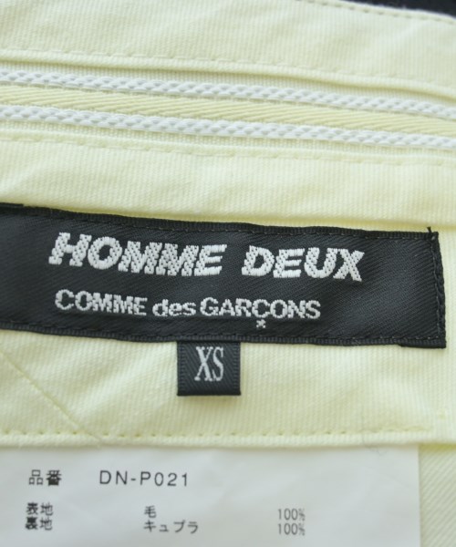 COMME des GARCONS HOMME DEUX（コムデギャルソンオムドゥ）スラックス 黒 サイズ:XS メンズ/2200569997164