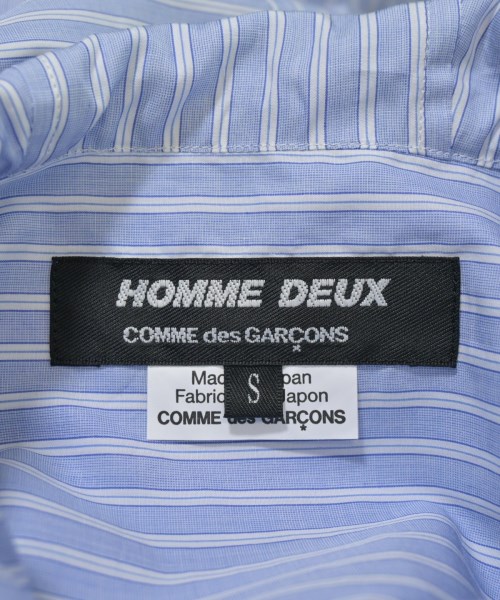 COMME des GARCONS HOMME DEUX（コムデギャルソンオムドゥ）カジュアルシャツ 青 サイズ:S メンズ/2200672293153