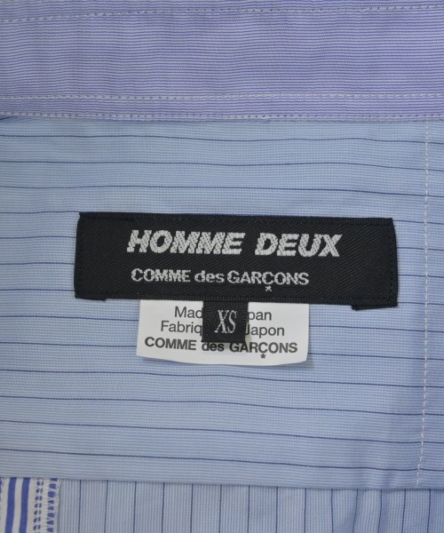 COMME des GARCONS HOMME DEUX（コムデギャルソンオムドゥ）カジュアルシャツ 青 サイズ:XS メンズ/2200672293177