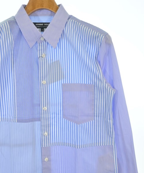 COMME des GARCONS HOMME DEUX（コムデギャルソンオムドゥ）カジュアルシャツ 青 サイズ:XS メンズ/2200672293177