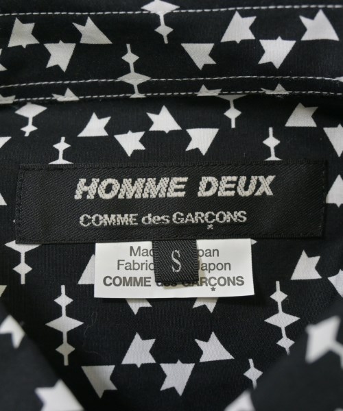 COMME des GARCONS HOMME DEUX（コムデギャルソンオムドゥ）カジュアルシャツ 黒 サイズ:S メンズ/2200672293184