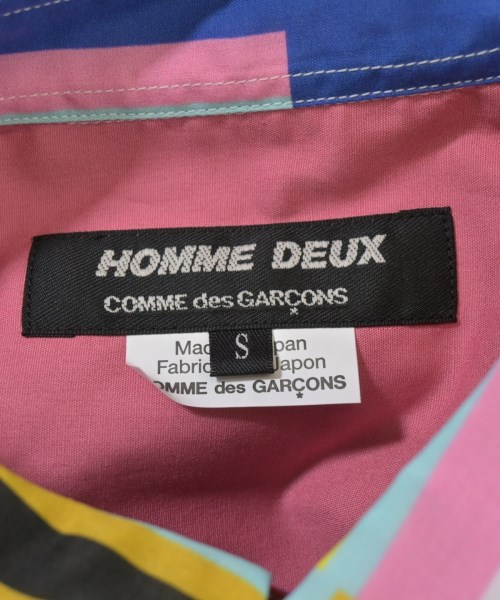 COMME des GARCONS HOMME DEUX（コムデギャルソンオムドゥ）カジュアルシャツ 青 サイズ:S メンズ/2200671608118