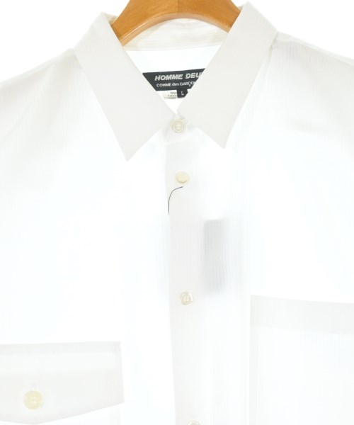 COMME des GARCONS HOMME DEUX（コムデギャルソンオムドゥ）カジュアルシャツ 白 サイズ:L メンズ/2200672340086