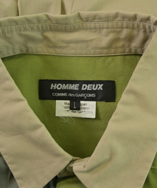 COMME des GARCONS HOMME DEUX（コムデギャルソンオムドゥ）カジュアルシャツ ベージュ サイズ:L メンズ/2200673101037