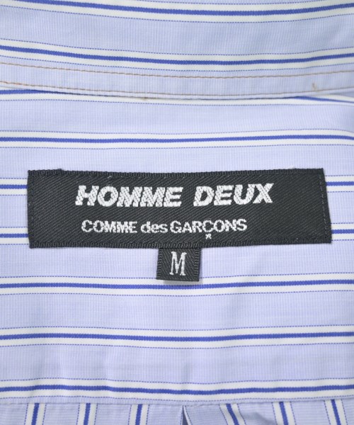 COMME des GARCONS HOMME DEUX（コムデギャルソンオムドゥ）カジュアルシャツ 青 サイズ:M メンズ/2200673122094