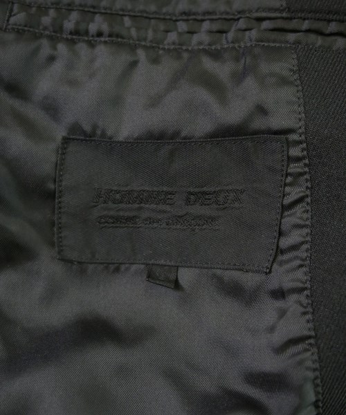 COMME des GARCONS HOMME DEUX（コムデギャルソンオムドゥ）カジュアルジャケット 黒 サイズ:L メンズ/2200673321022