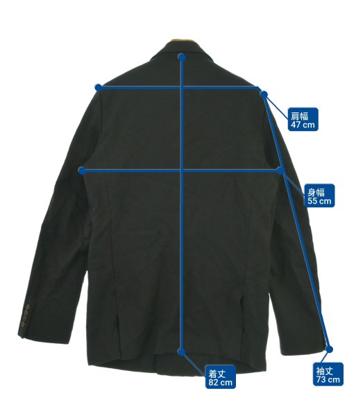 COMME des GARCONS HOMME DEUX（コムデギャルソンオムドゥ）カジュアルジャケット 黒 サイズ:L メンズ/2200673321022