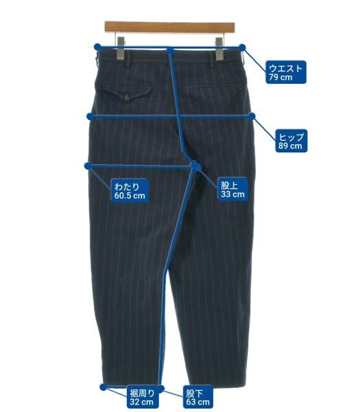 COMME des GARCONS HOMME DEUX（コムデギャルソンオムドゥ）スラックス 紺 サイズ:S メンズ/2200673326027