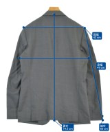 COMME des GARCONS HOMME DEUX（コムデギャルソンオムドゥ）テーラードジャケット グレー サイズ:S メンズ/2200667500136