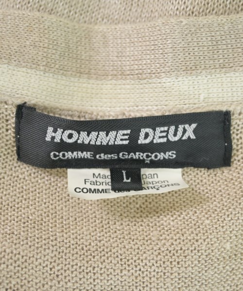COMME des GARCONS HOMME DEUX（コムデギャルソンオムドゥ）カーディガン ベージュ サイズ:L メンズ/2200673567093
