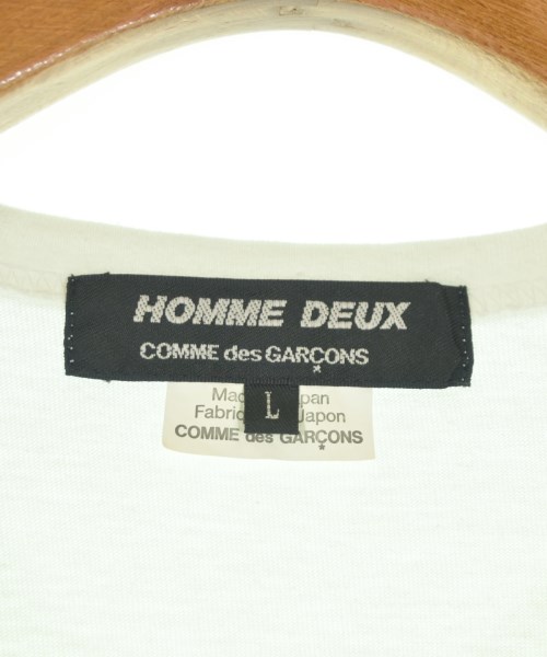COMME des GARCONS HOMME DEUX（コムデギャルソンオムドゥ）Tシャツ・カットソー 白 サイズ:L メンズ/2200673743046
