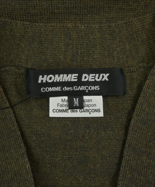 COMME des GARCONS HOMME DEUX（コムデギャルソンオムドゥ）カーディガン カーキ サイズ:M メンズ/2200669773088