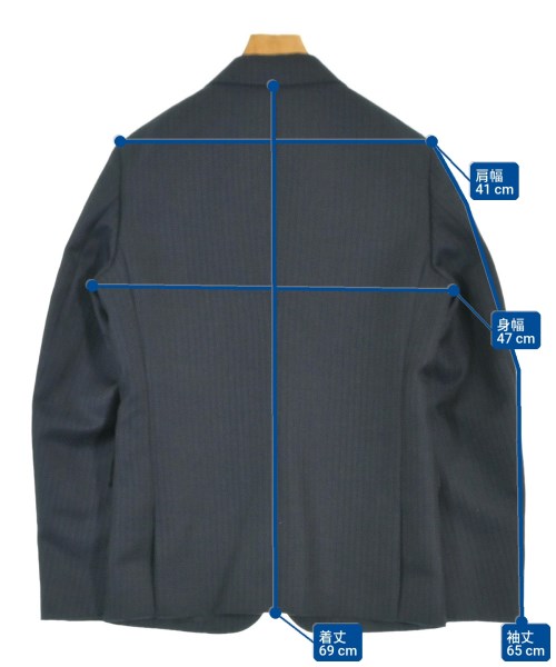 COMME des GARCONS HOMME DEUX（コムデギャルソンオムドゥ）ジャケット 紺 サイズ:XS メンズ/2200669462135