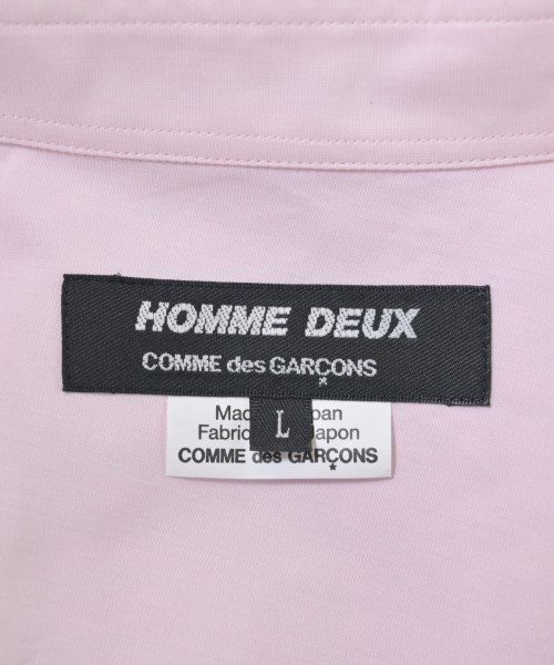 COMME des GARCONS HOMME DEUX（コムデギャルソンオムドゥ）カジュアルシャツ ピンク サイズ:L メンズ/2200672542084