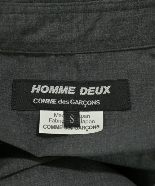 COMME des GARCONS HOMME DEUX（コムデギャルソンオムドゥ）カジュアルシャツ グレー サイズ:S メンズ/2200672542091