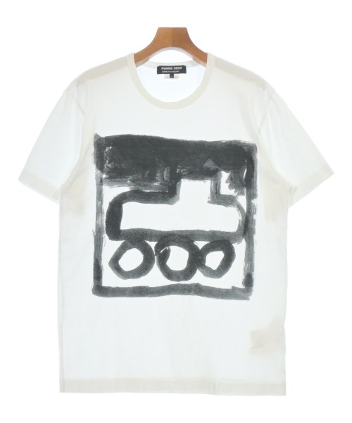 COMME des GARCONS HOMME DEUX(コムデギャルソンオムドゥ)Tシャツ・カットソー 白 サイズ:L/2200675181136