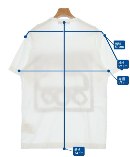 COMME des GARCONS HOMME DEUX（コムデギャルソンオムドゥ）Tシャツ・カットソー 白 サイズ:L メンズ/2200675181136